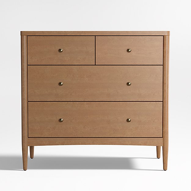 Brown best sale baby dresser