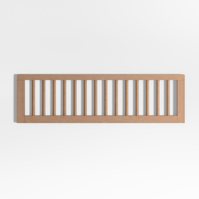 Hampshire Natural Brown Wood Toddler Bed Rail + Reviews Crate & Kids