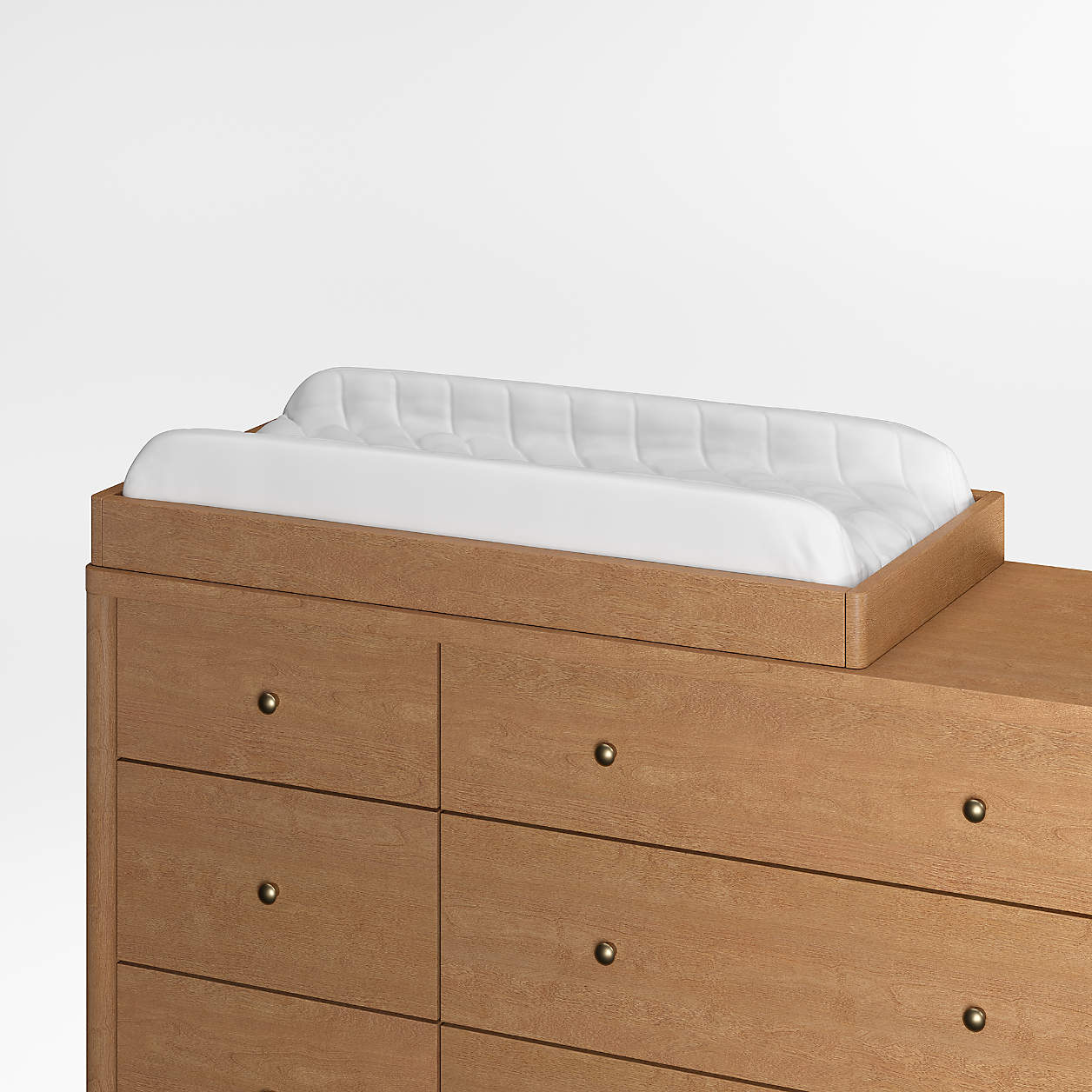 Hampshire Natural Brown Wood Baby Changing Table Topper + Reviews Crate & Kids Canada
