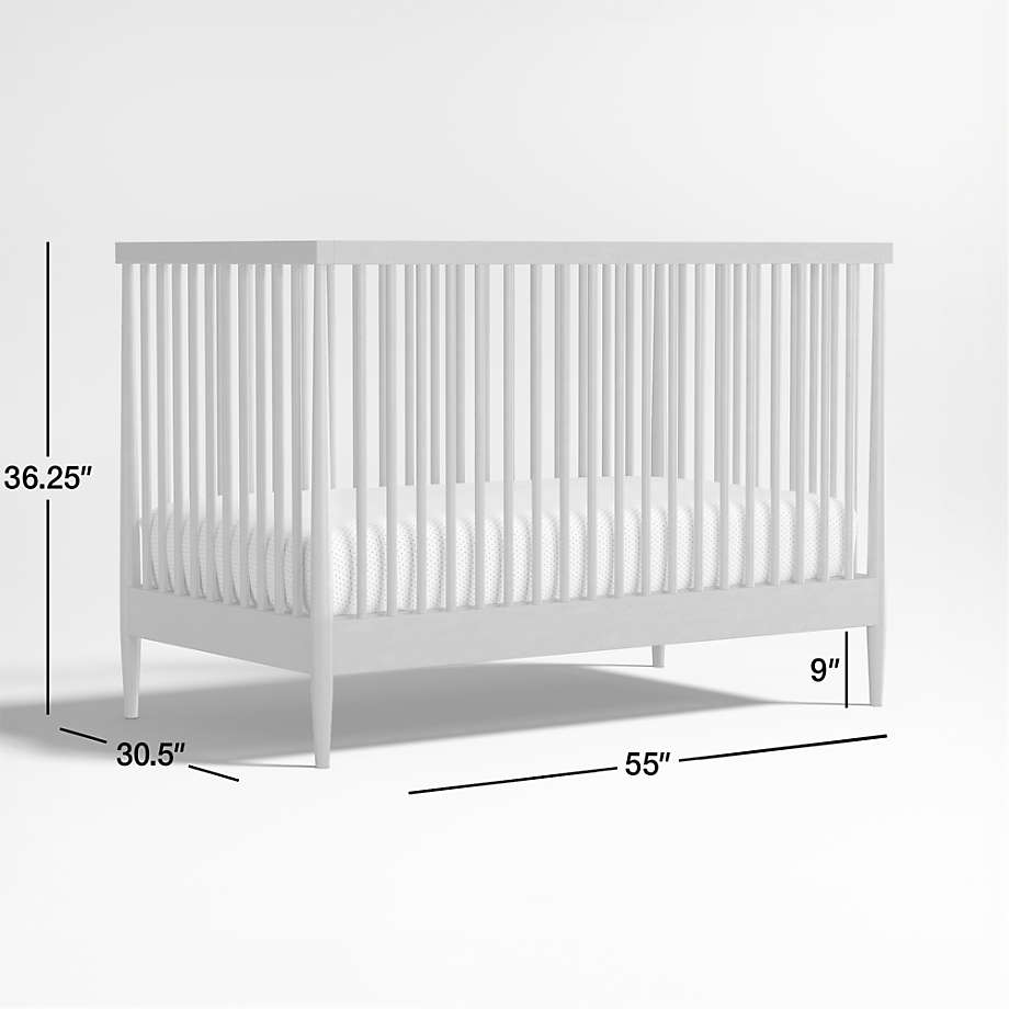 View Hampshire Cozy Grey Wood Toddler Rail - image 2 of 10