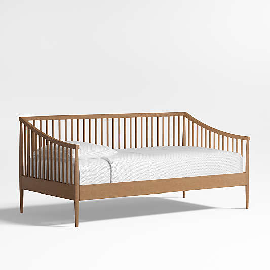 Hampshire Natural Brown Wood Spindle Kids Daybed