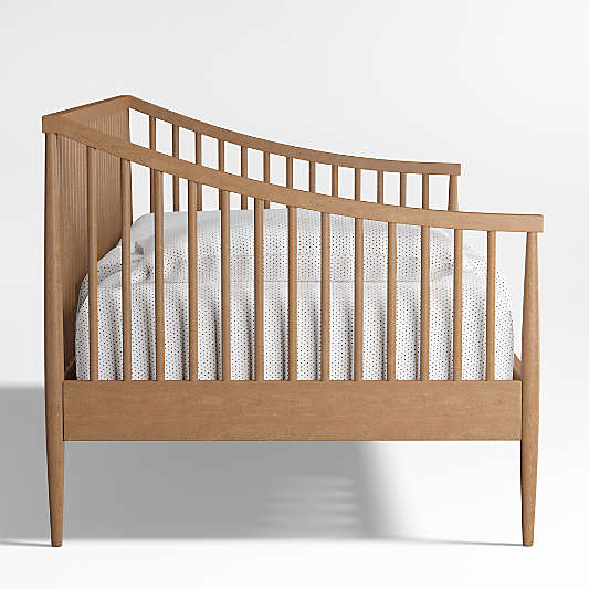 Hampshire Natural Brown Wood Spindle Kids Daybed