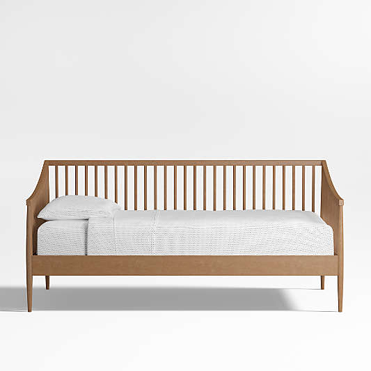 Hampshire Natural Brown Wood Spindle Kids Daybed