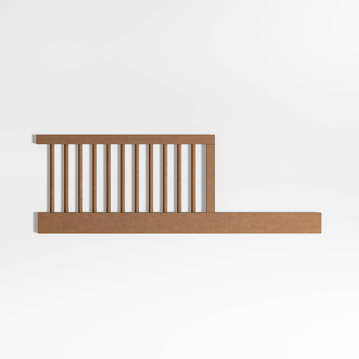 Hampshire Natural Brown Wood Toddler Bed Rail Crate & Kids