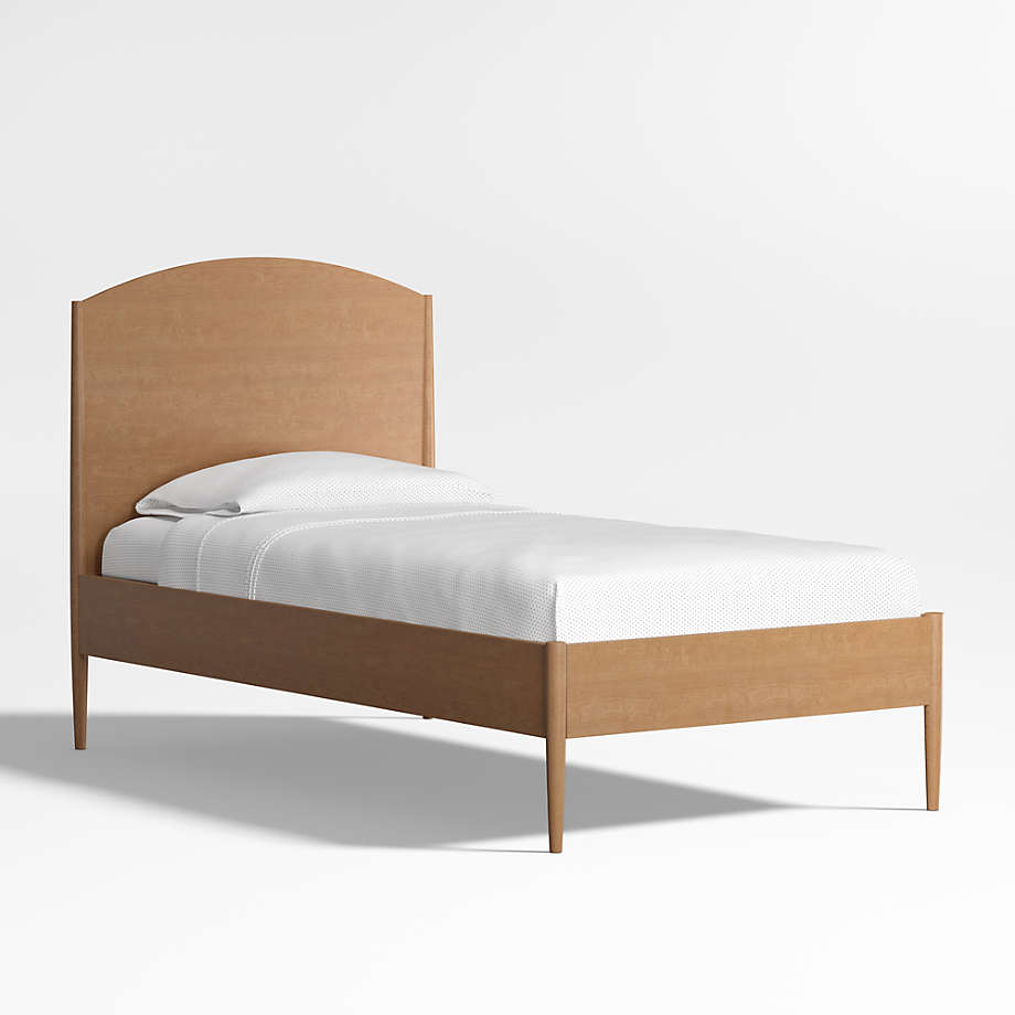 Hampshire Natural Brown Wood Arched Kids Twin Bed Crate & Kids