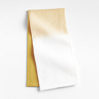 View Gold Hand Dip-Dyed Dish Towel details