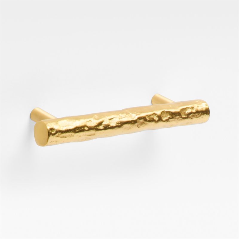 Forged 6" Brushed Brass Cabinet Pull - image 3 of 5