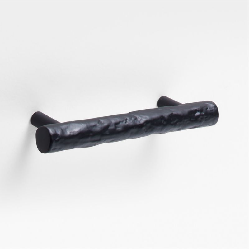 Forged 4" Brushed Brass Cabinet Pull