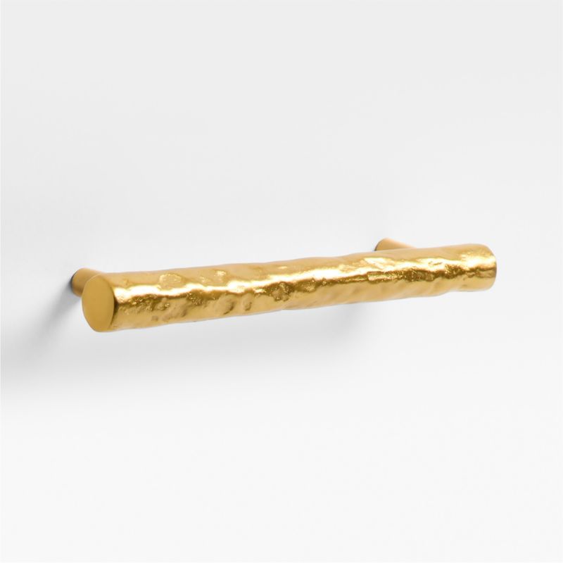 Forged 5" Brushed Brass Cabinet Pull - image 0 of 5