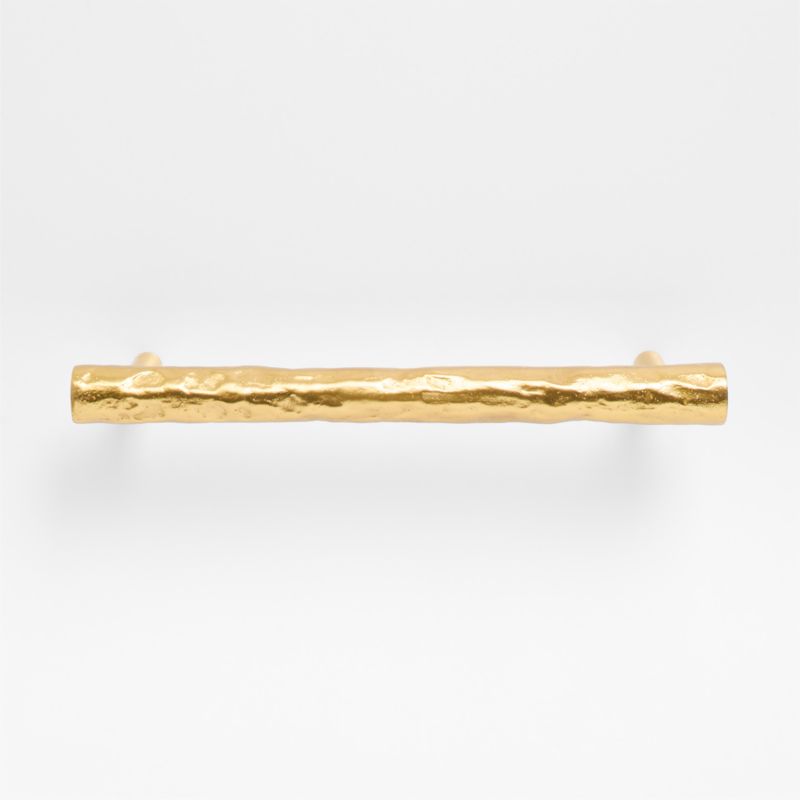 Forged 6" Brushed Brass Cabinet Pull - image 4 of 5