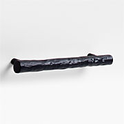 Modern 3" Fluted Matte Black Cabinet Drawer Bar Pull