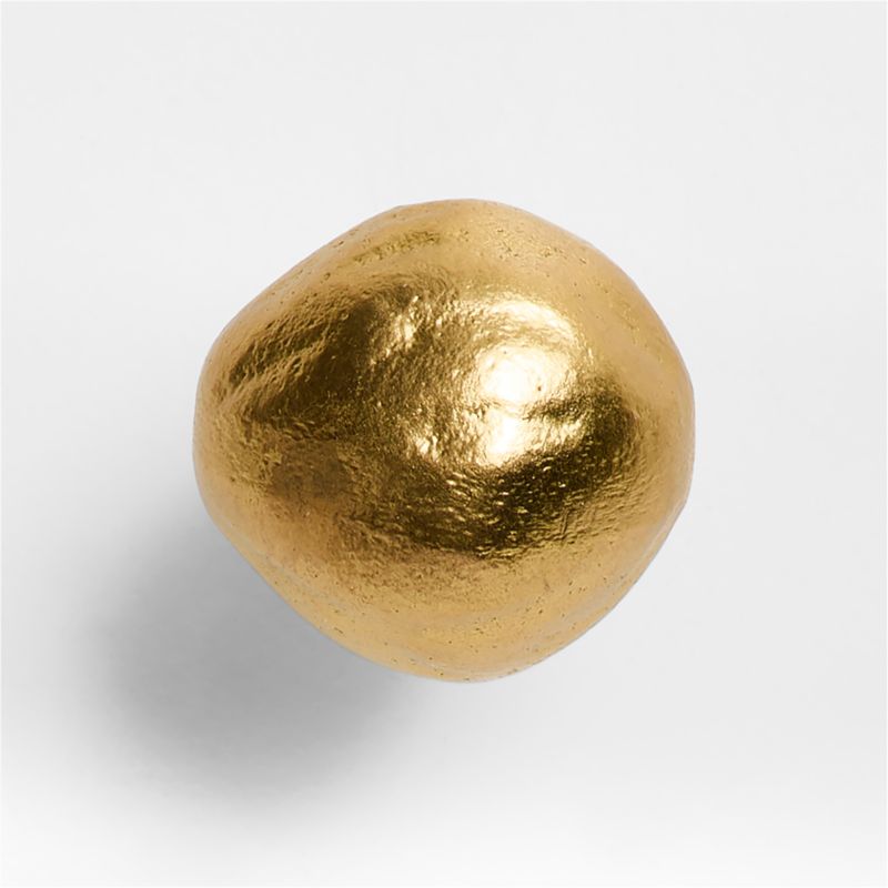 Forged Brushed Brass Cabinet Knob - image 4 of 5