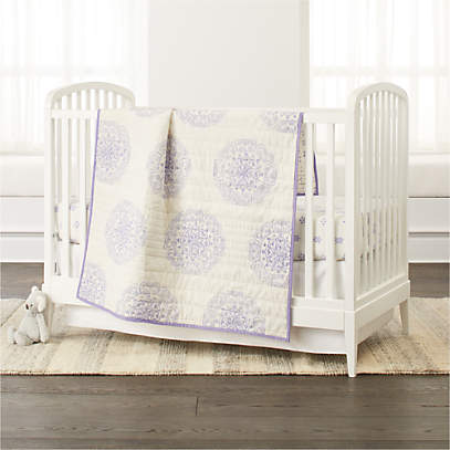 lilac nursery bedding