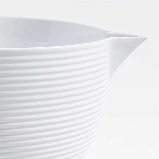 Hanno White Ceramic Batter Bowl