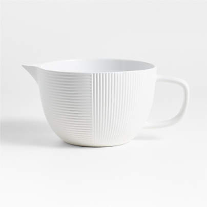 Hanno White Ceramic Batter Bowl