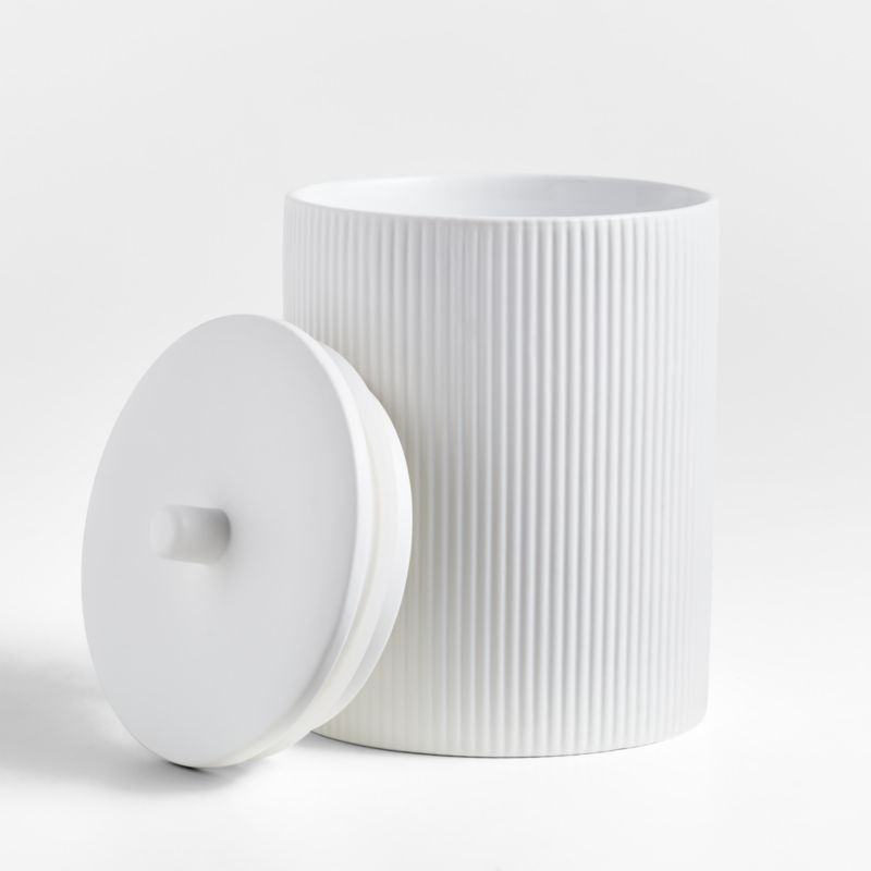 Hanno Large Textured Ceramic Canister - image 6 of 8