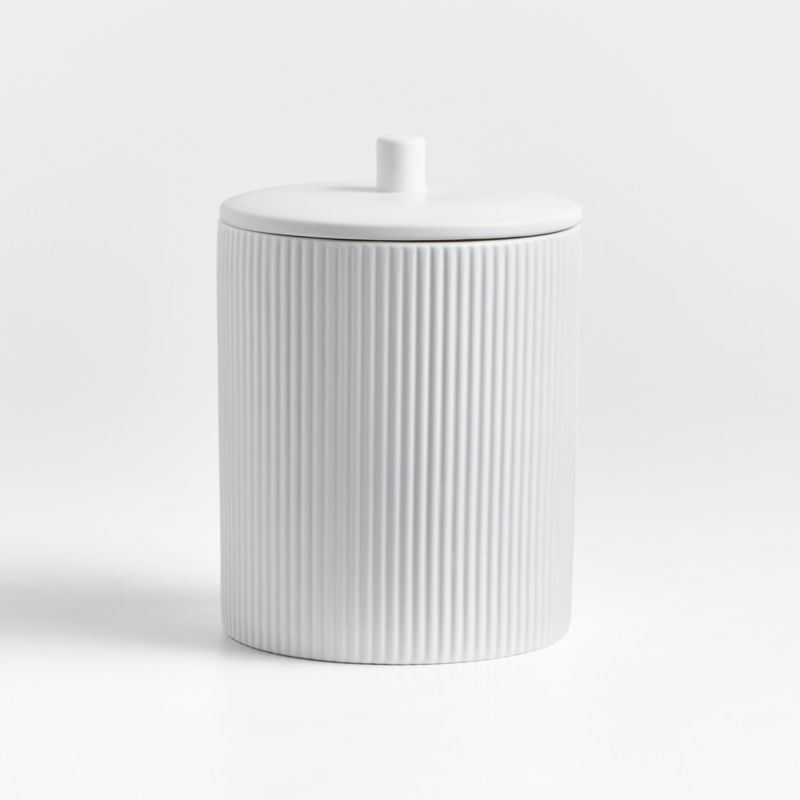 Hanno Medium Textured Ceramic Canister - image 0 of 7