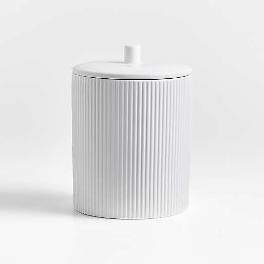 Hanno Medium Textured Ceramic Canister