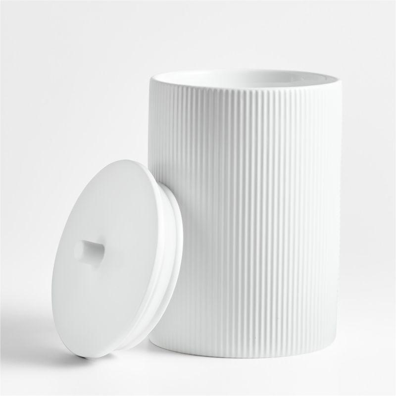 Hanno Extra-Large Textured Ceramic Canister - image 7 of 8