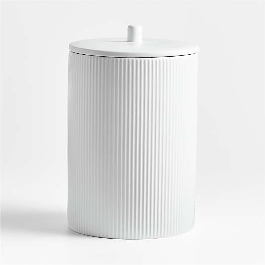 Hanno Extra-Large Textured Ceramic Canister