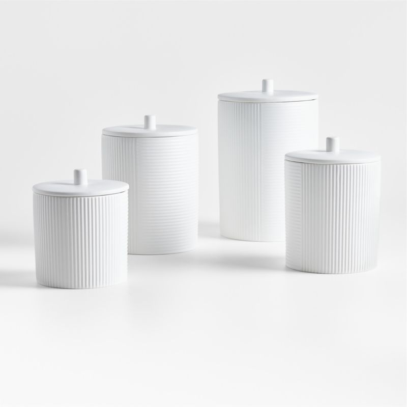 Hanno Extra-Large Textured Ceramic Canister - image 1 of 8