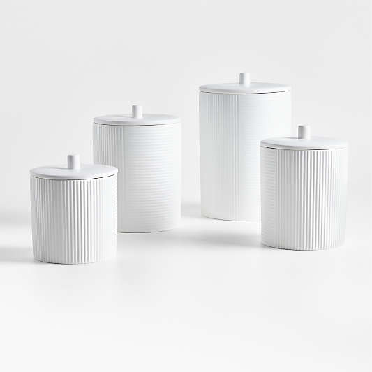 Hanno Textured Ceramic Canisters