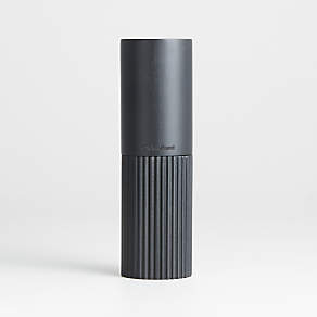 Hanno Black Fluted Ebonized Wooden Pepper Mill Grinder + Reviews