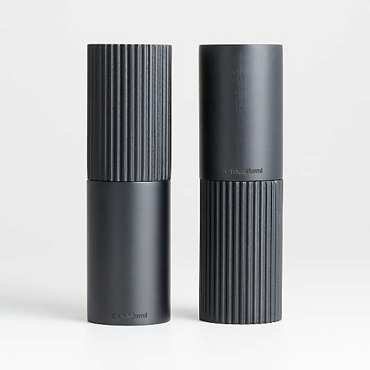 Hanno Ebonized Fluted Mills