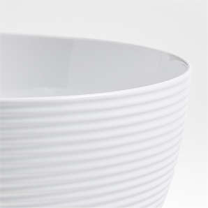 Orabel White Melamine Mixing Bowls with Lids, Set of 3 + Reviews, Crate &  Barrel