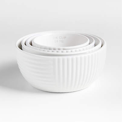 Hanno White Ceramic Measuring Cups