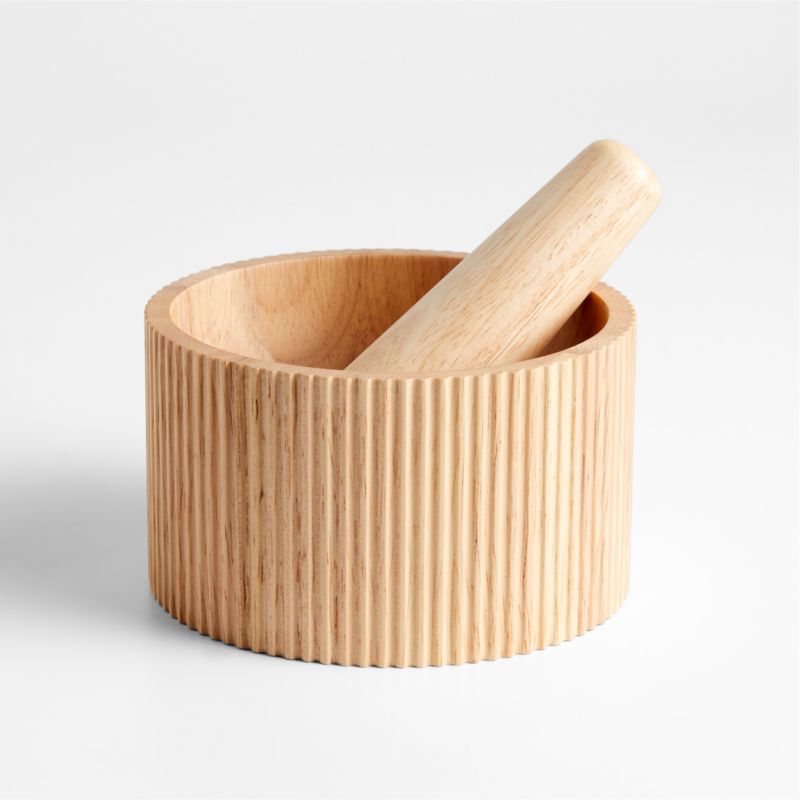 Hanno Wood Mortar and Pestle - image 0 of 3