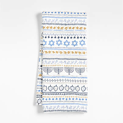 Hanukkah Fair Isle Dish Towel