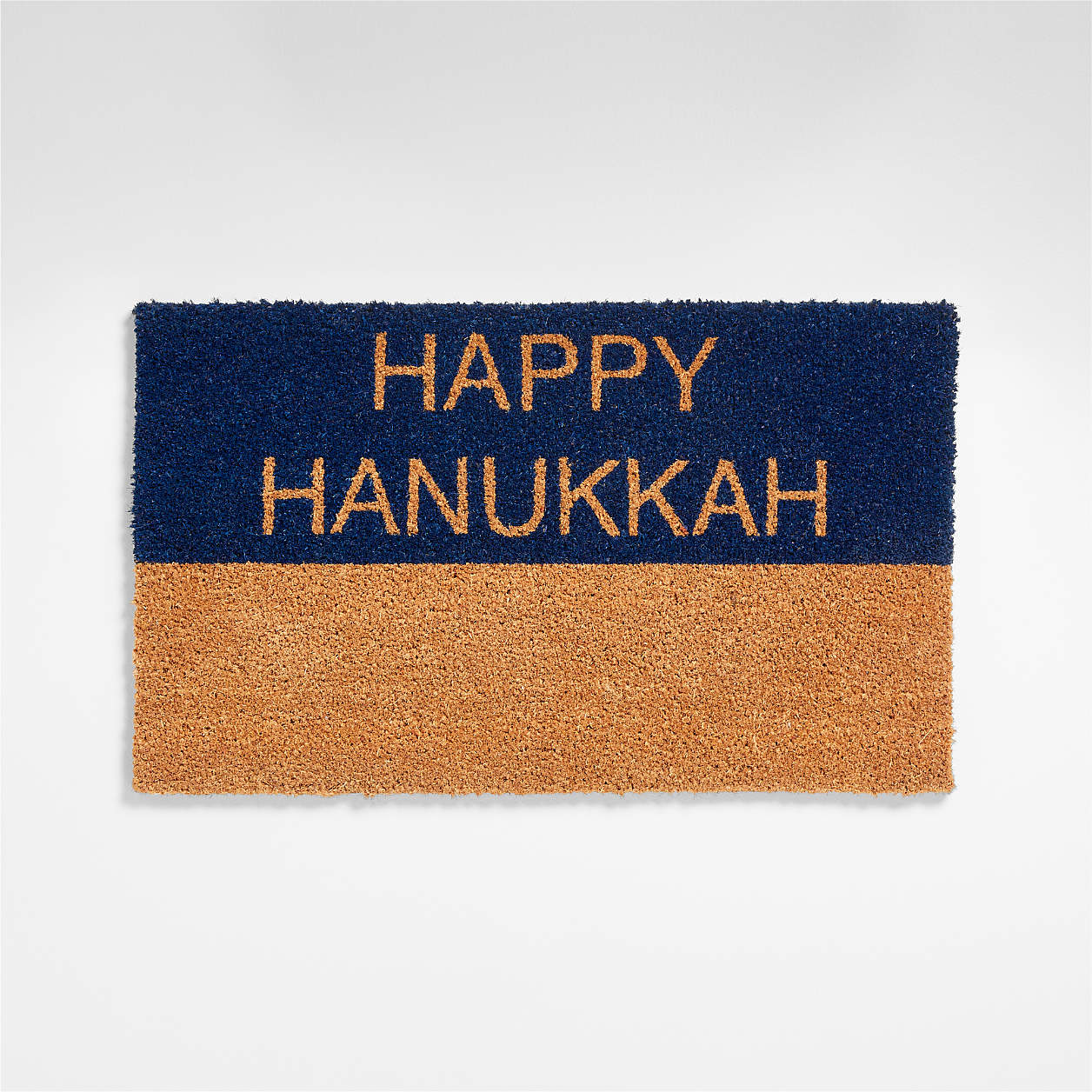 Happy Hanukkah Holiday Doormat 18"x30" + Reviews Crate & Barrel