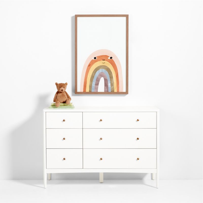 Happy Rainbow Large Framed Wall Art Print - image 5 of 10