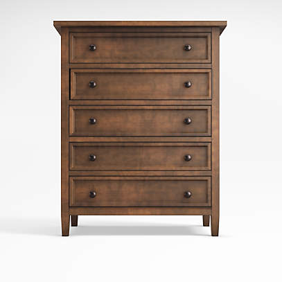 Harbor Nero Noce 5-Drawer Chest + Reviews | Crate & Barrel Canada