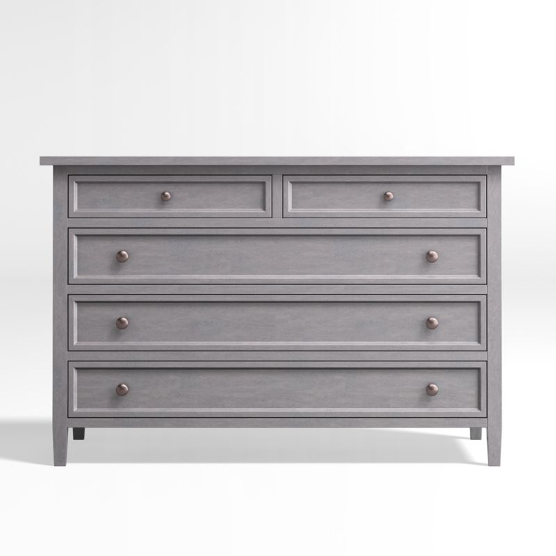 Harbor Dove Grey 5Drawer Dresser Crate & Barrel