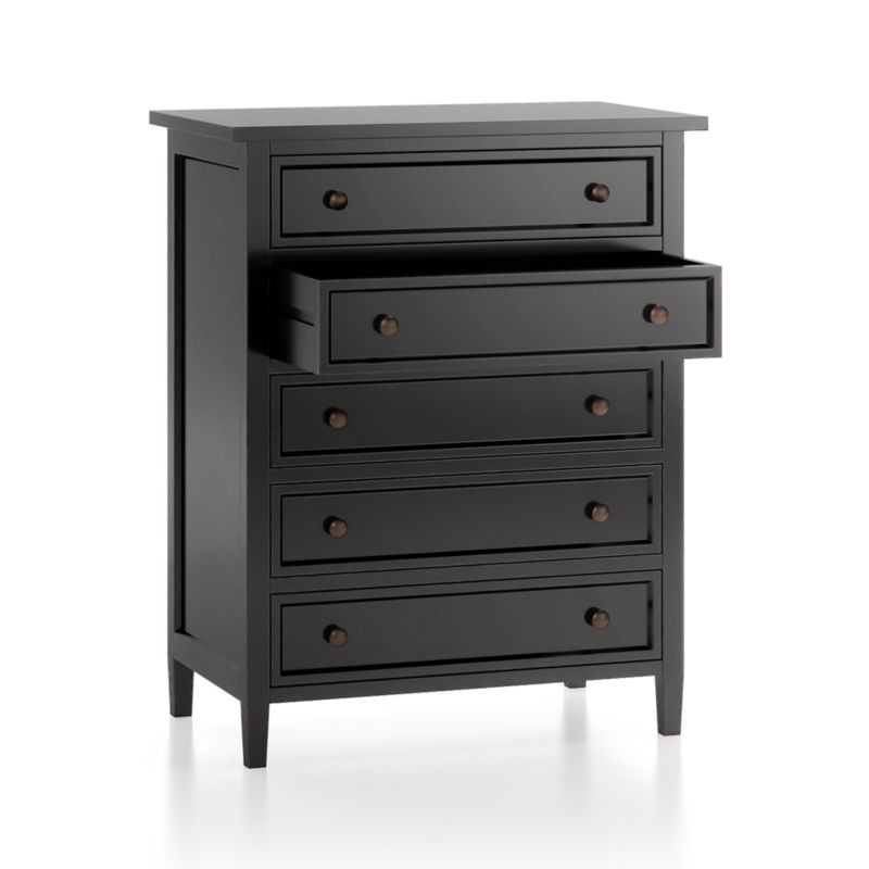 Harbor Bruno Black 5-Drawer Chest