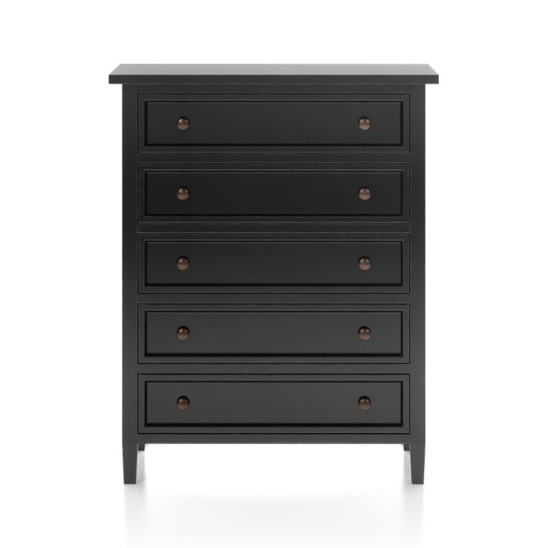 Harbor Bruno Black 5-Drawer Chest