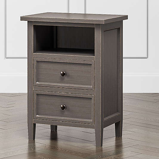 Harbor Grigio 2-Drawer Nightstand