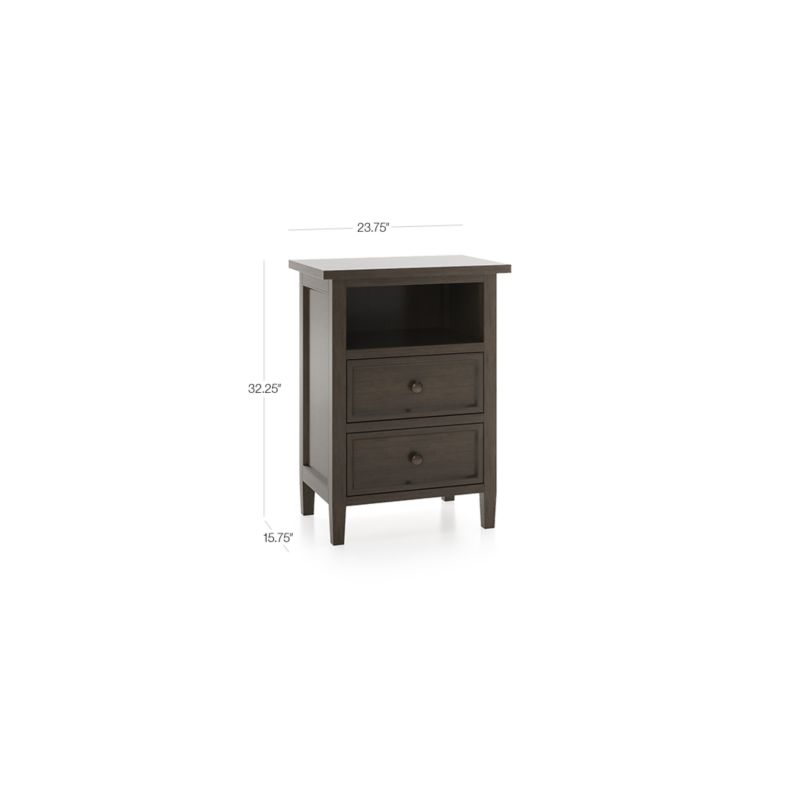 View Harbor Pinot Lancaster 2-Drawer Nightstand - image 2 of 6