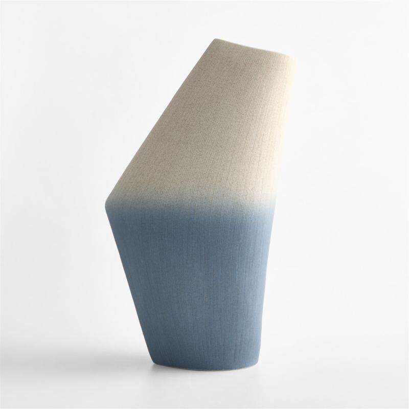 Harbour Extra Large Blue Ombre 18" Vase - image 2 of 4