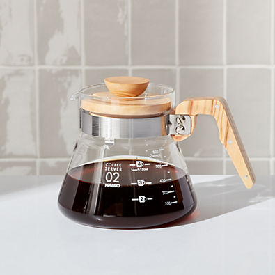 View Hario 600-ml Olivewood Coffee Server details