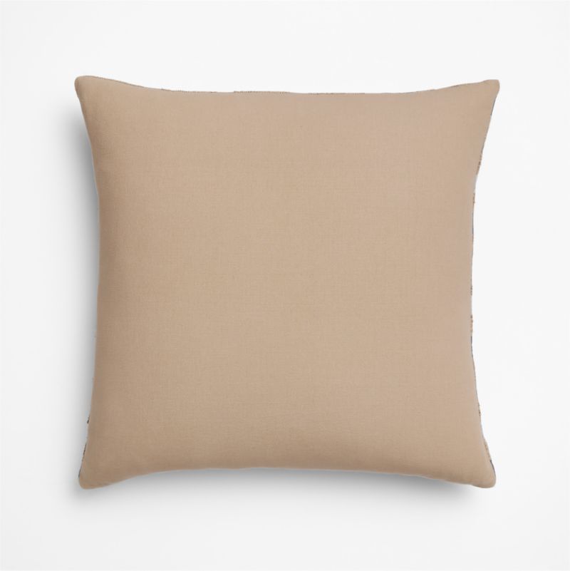 Harper Organic Cotton, Linen and Silk Blend 20"x20" Pale Blue Stripe Throw Pillow Cover - image 2 of 5