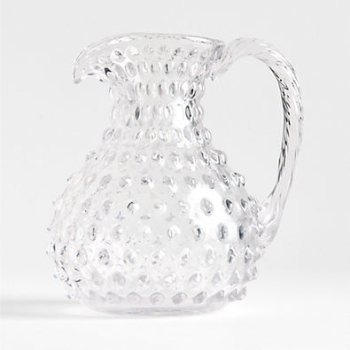View Harper Hobnail All-Purpose Glass Pitcher details