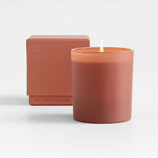 Monochrome No. 8 Harvest 1-Wick Scented Candle - Pumpkin, Cinnamon, Vanilla