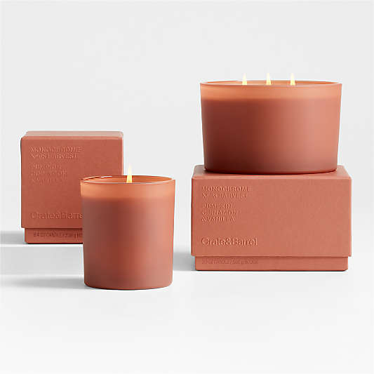 Monochrome No. 8 Harvest Scented Candles - Pumpkin, Cinnamon, Vanilla