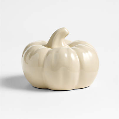 Harvest Small Ceramic Pumpkin
