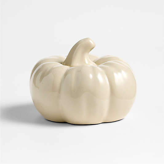 Harvest Small Ceramic Pumpkin