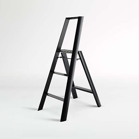 Hasegawa Lucano 3-Step Black Folding Step Ladder