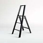 Hasegawa Lucano 3-Step Black Folding Step Ladder